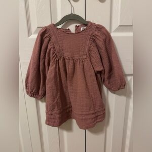 Zara Toddler Textured Pink Dress: 18-24 months